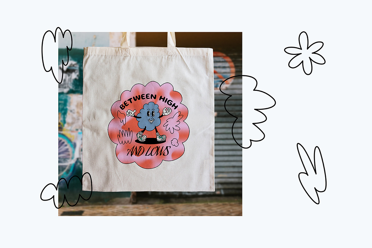 Cloudy Cartoon Characters, an Illustration by The Isian (Photo 15 of 16)