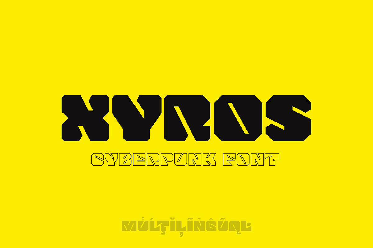 Xyros, a Font by Sentavio (Photo 1 of 8)