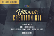 9in1 Ultimate Creation Kit | $29, a Branding & Logo Template by VP Fonts (Thumbnail 1 of 84)