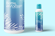 WHITE PLASTIC BOTTLE MOCKUP, a Mask Mockup by Moonlight Creative (Thumbnail 4 of 4)