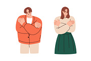 People hug themselves. Self love set, a Person Illustration by Good Studio (Thumbnail 5 of 7)