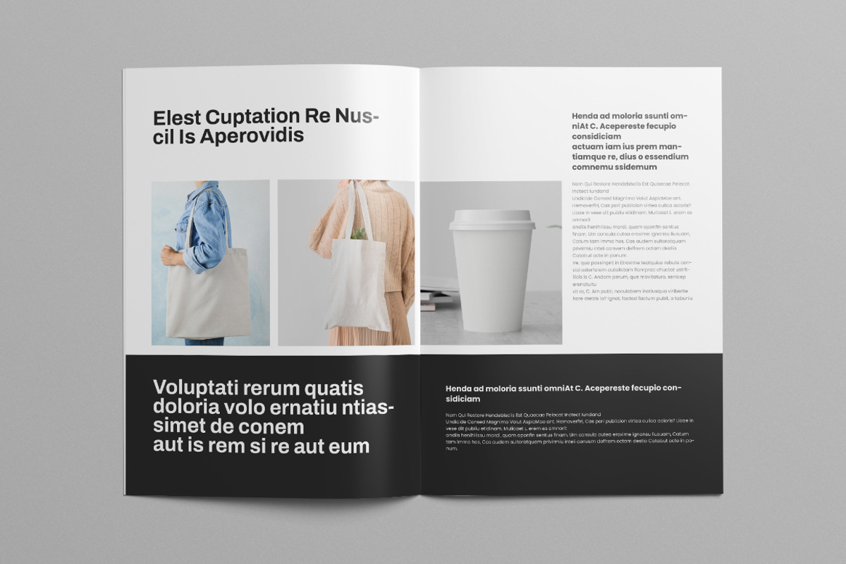 Design Portfolio Canva Templates, a Brochure Template by Pixelpick (Photo 7 of 9)