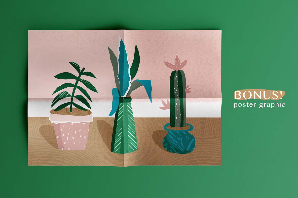 Abstract Collage - Jungle, a Pattern Graphic by Anugraha Design (Photo 6 of 9)
