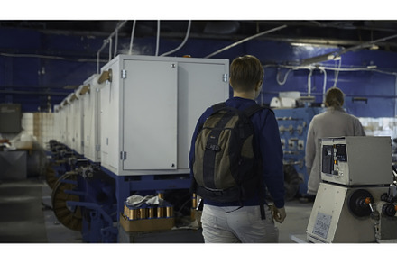 Manager and worker go to industrial, an Industrial Photo by Media Whale Stock