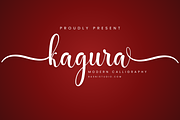 Kagura Modern Calligraphy, a Script Font by Basnistudio (Thumbnail 1 of 13)