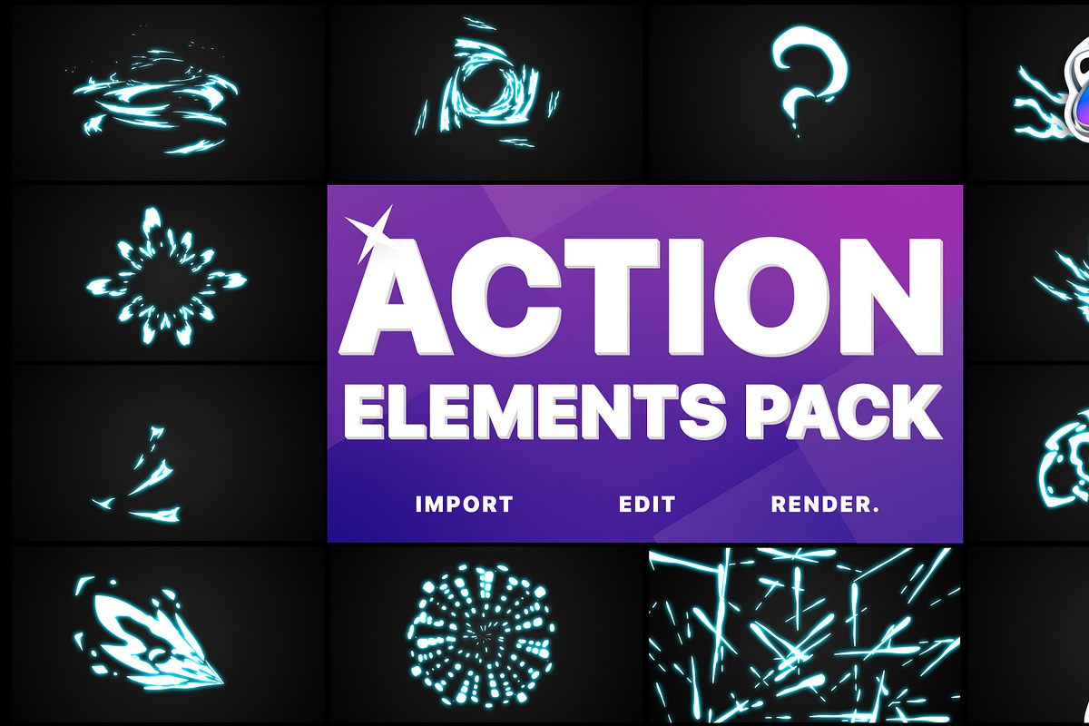 Action Elements | FCPX, a Templates & Theme by FlashFXbox (Photo 1 of 2)