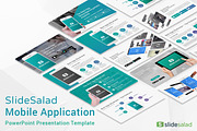 Mobile Apps PowerPoint Template, a Presentation Template by SlideSalad (Thumbnail 1 of 10)