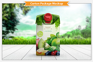 Carton Package Mockup