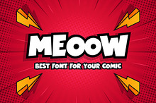 Meeow - Playful Comic Font
