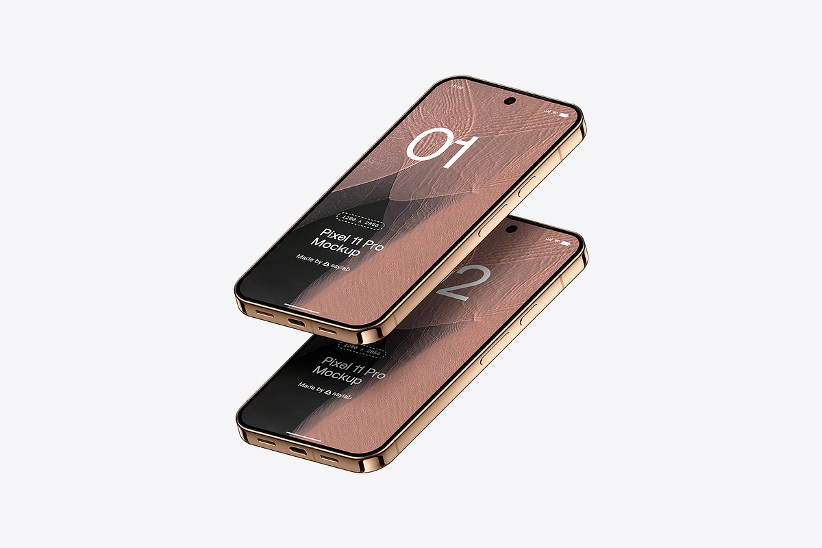 Google Pixel 11 Pro Mockups, an Android Mockup by Asylab (Photo 34 of 62)