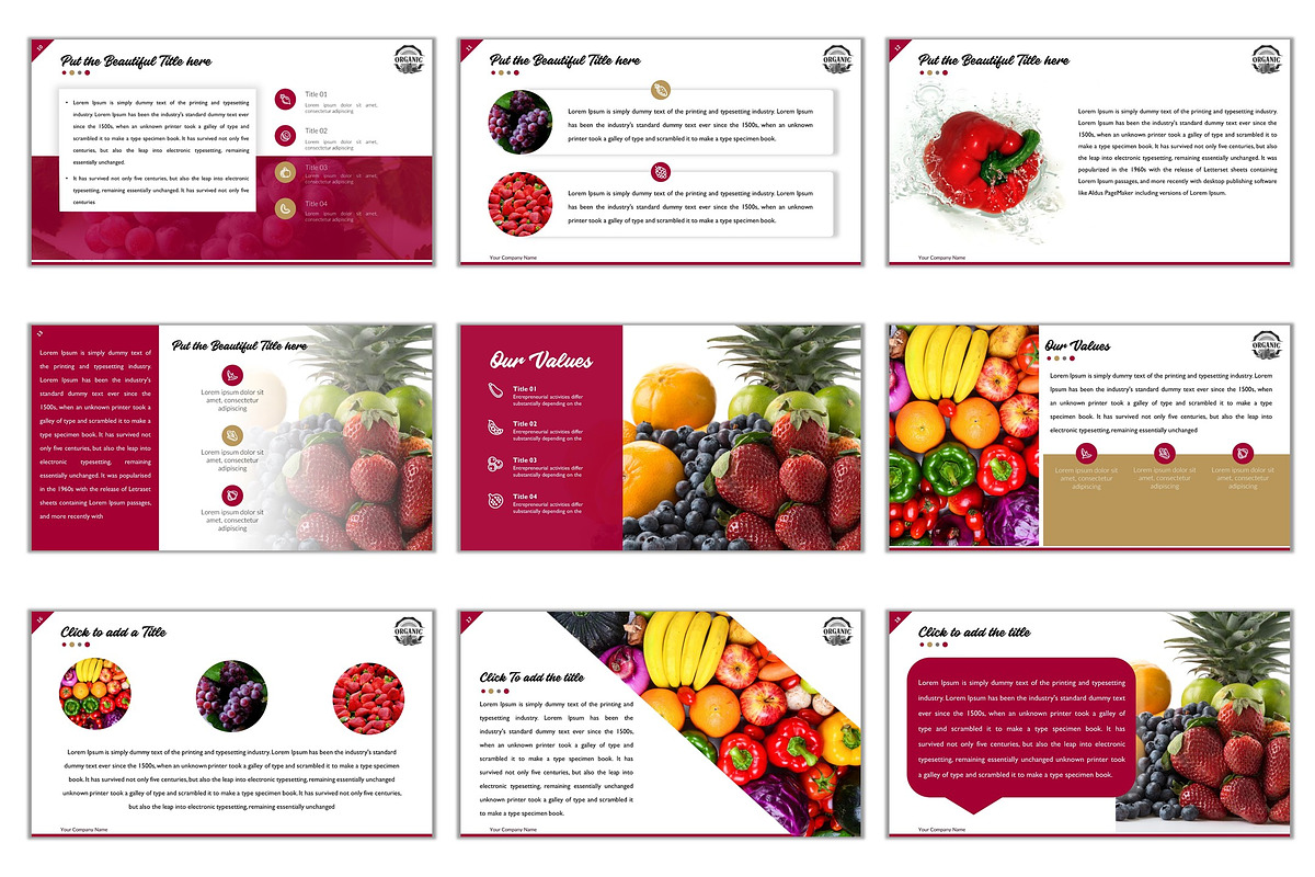 [PPTX] Food PowerPoint Presentation, a Presentation Template by litoondev (Photo 14 of 27)