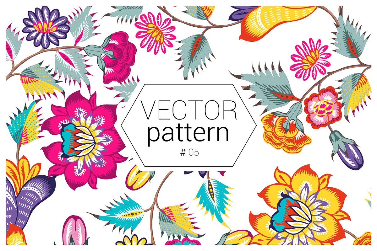 VECTOR CHINTZ SEAMLESS PATTERN, a Pattern Graphic by TSTUDIO