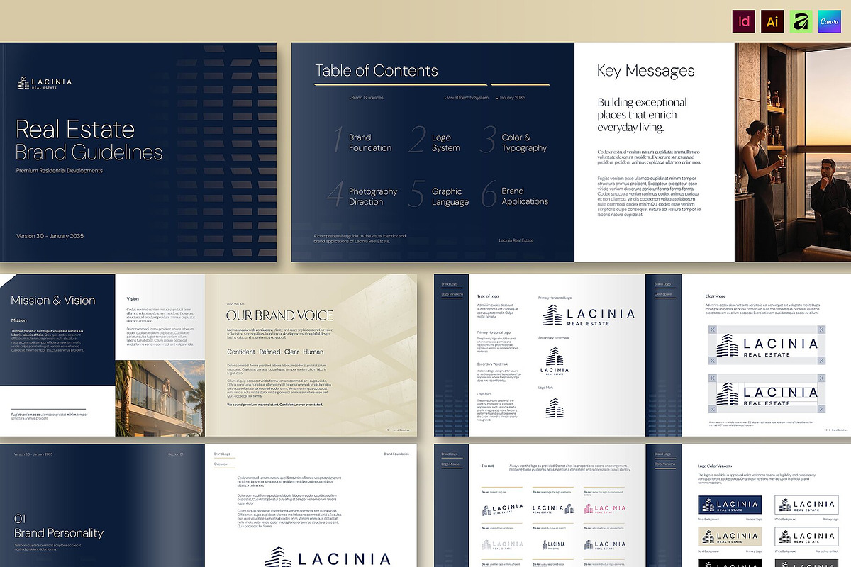 Real Estate Brand Guidelines, a Brochure Template by BrandPacks (Photo 1 of 7)