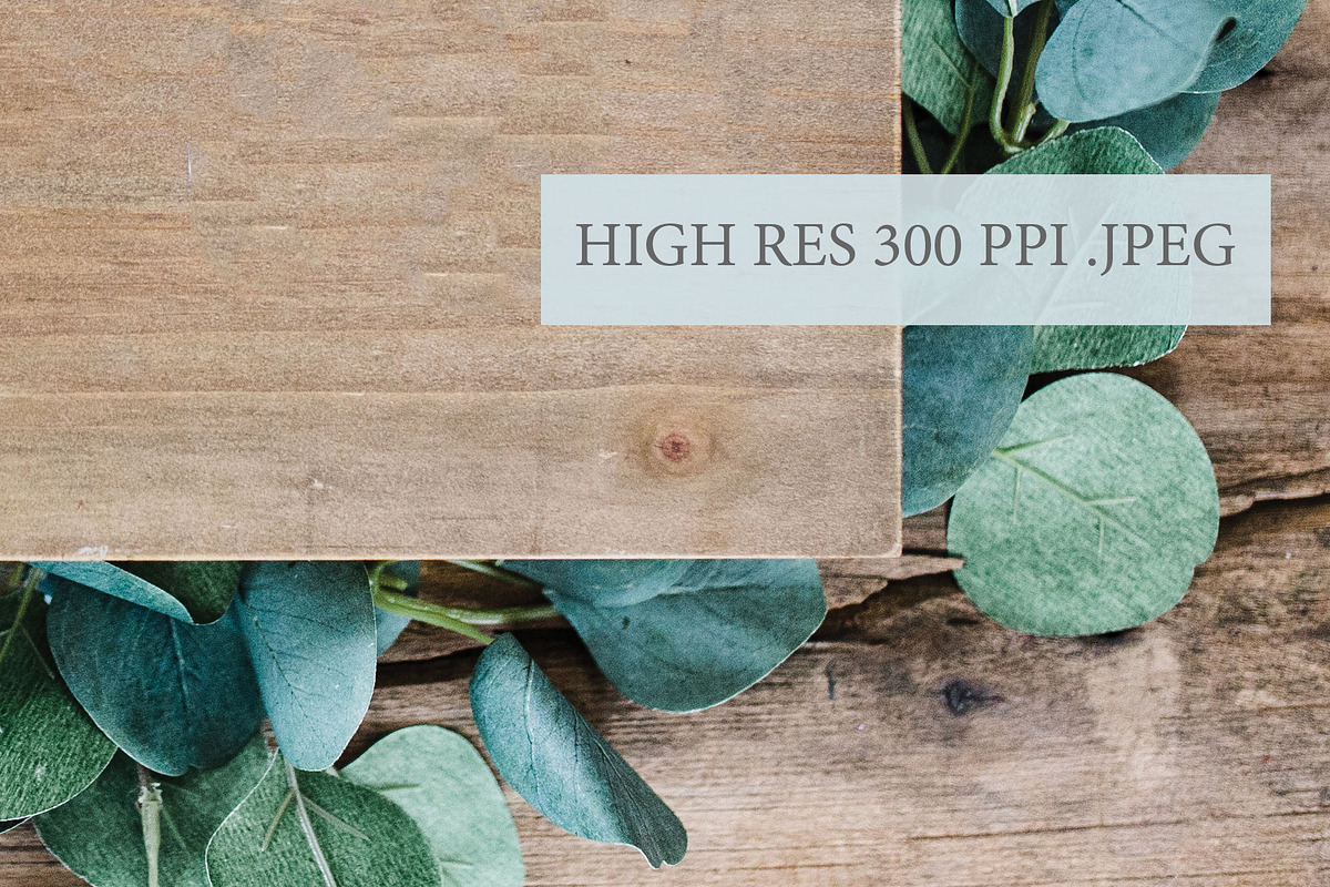 Wood Sign Mockup - Wedding Botanical, a Product Mockup by Harbor Design Co (Photo 2 of 2)