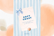 Soft Coast Watercolor Backgrounds, a Background Graphic by Eva Gentle (Thumbnail 10 of 10)