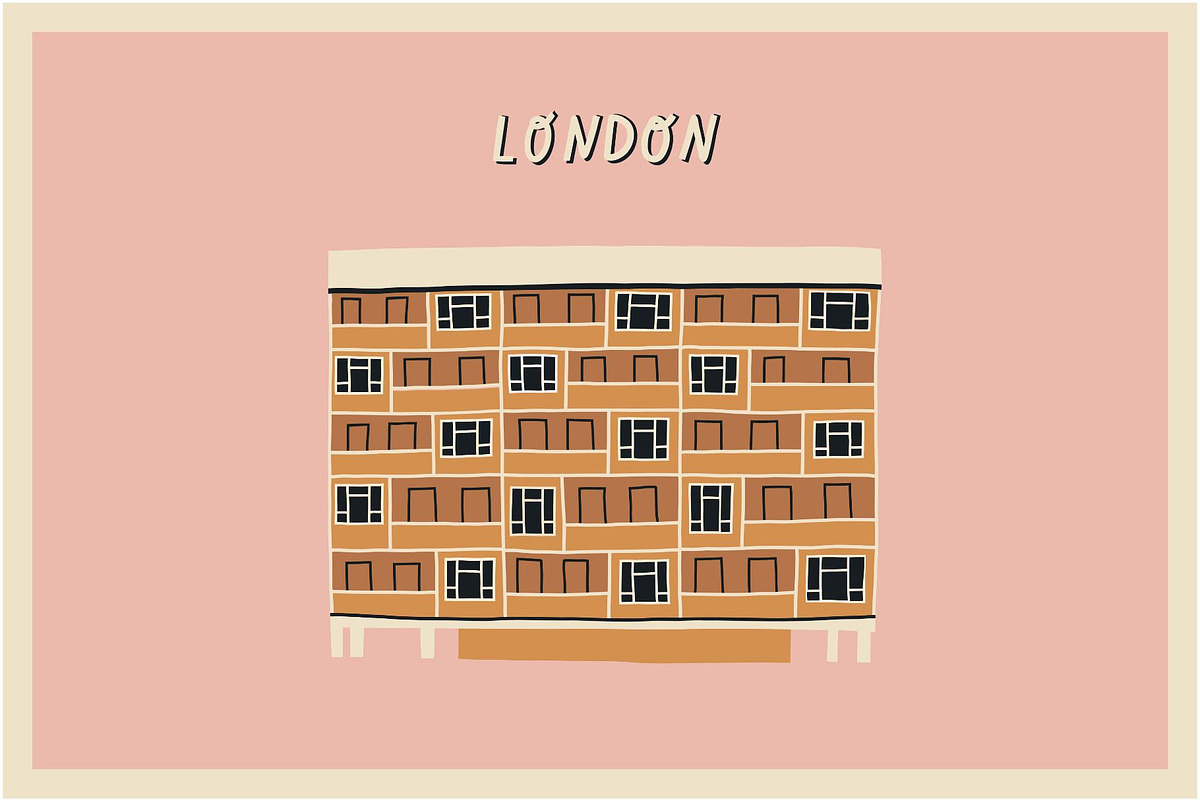 London hand drawn vectors, an Object Illustration by vanloveart (Photo 8 of 8)