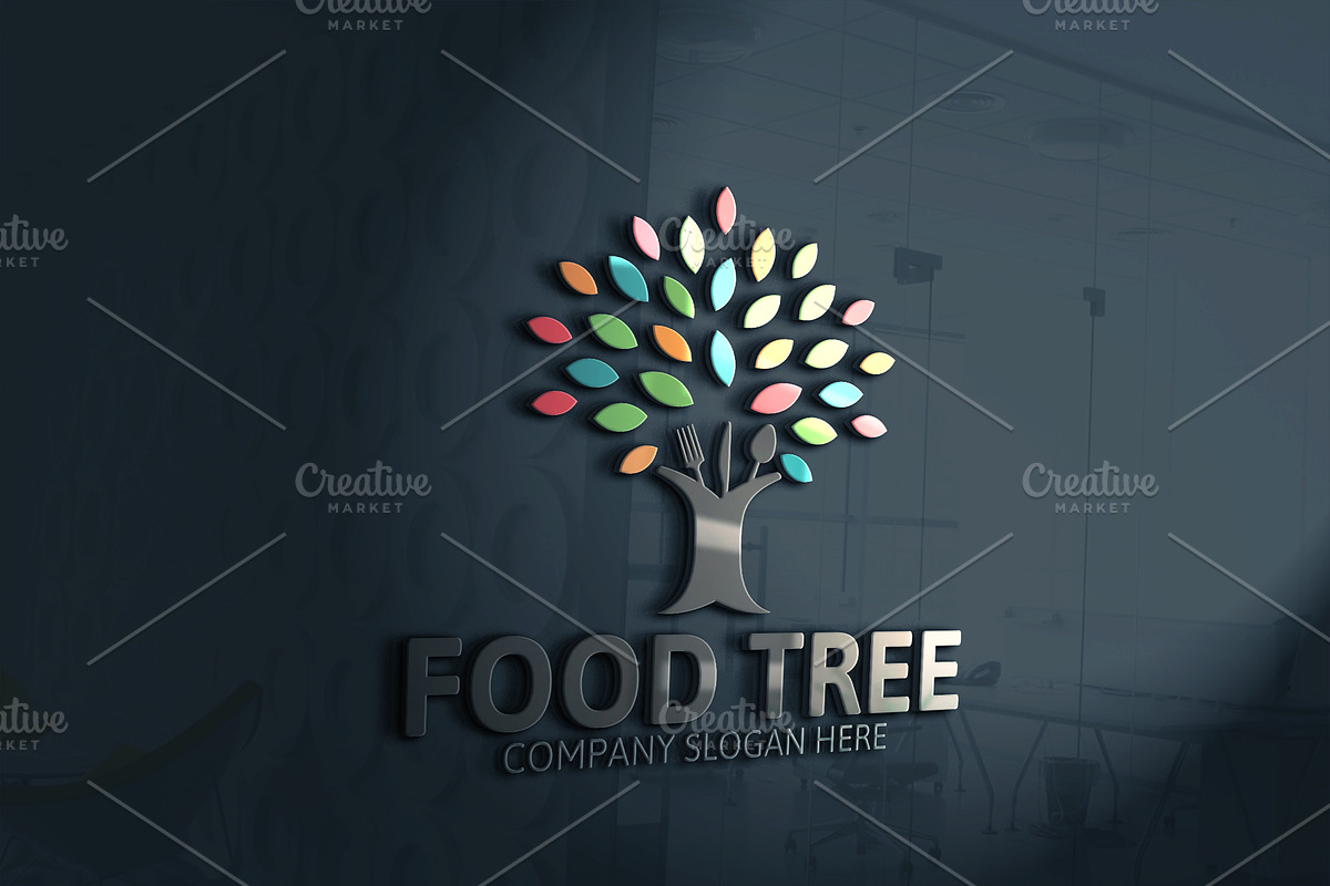 Food Tree Logo, a Branding & Logo Template by Josuf Media (Photo 1 of 5)