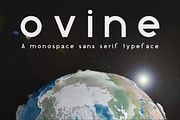 ovine Monospace Sans Serif Typeface, a Sans Serif Font by PARAMAJAN (Thumbnail 1 of 7)