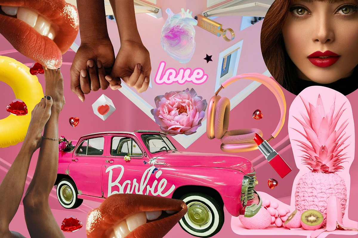 Barbiecore collage pack, an Object Graphic by TatianaBannikova (Photo 9 of 9)