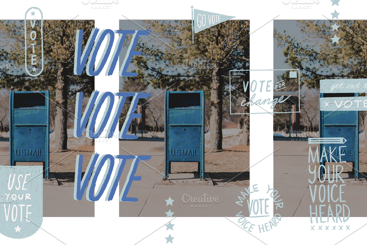 Voting Graphics, an Illustration by Mere Hunter (Photo 3 of 5)