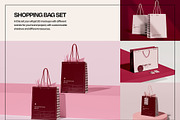 Luxury Shopping Bag Mockup Set, a Packaging Mockup by Mego-studio (Thumbnail 3 of 7)