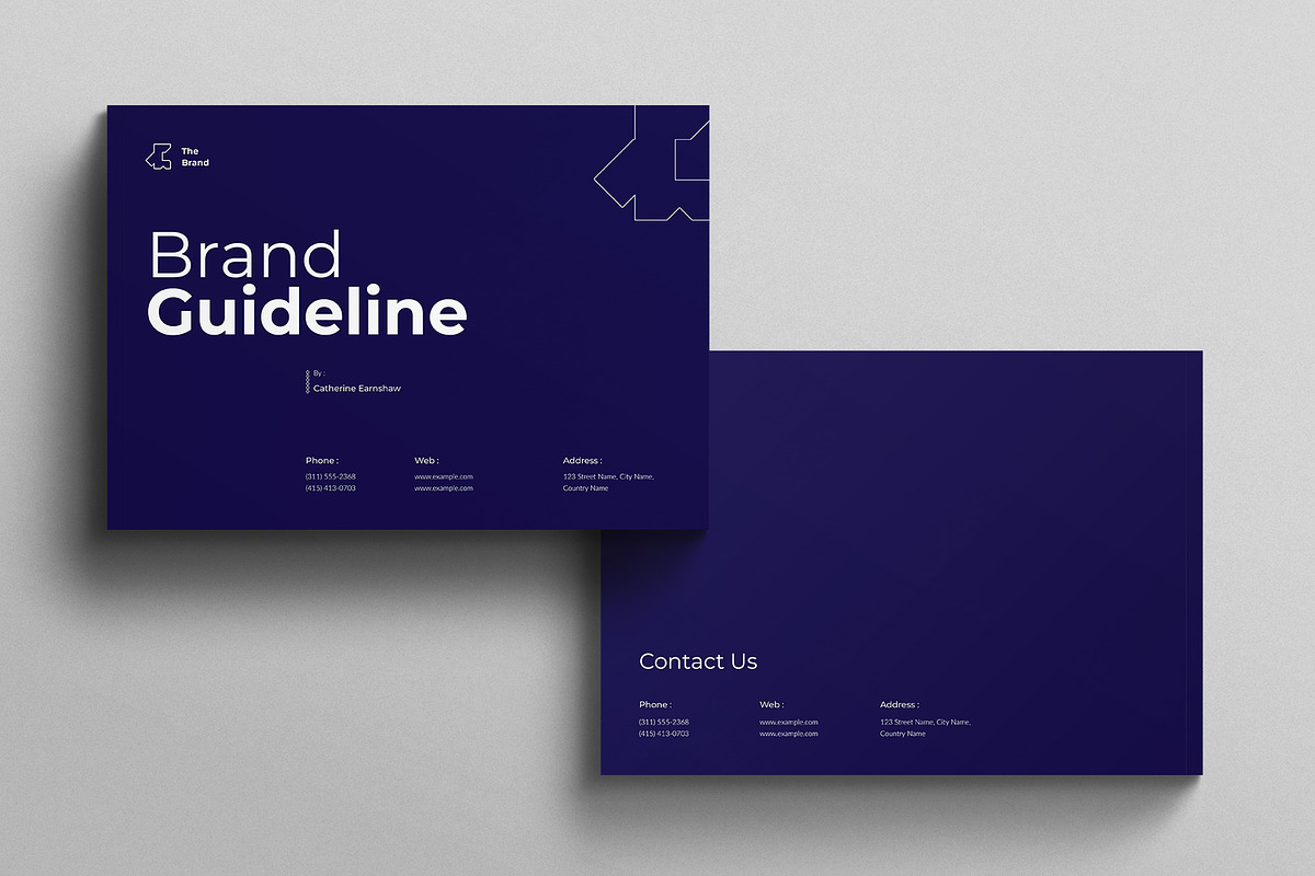 Brand Guidelines Template Landscape, a Brochure Template by E-Type (Photo 7 of 7)