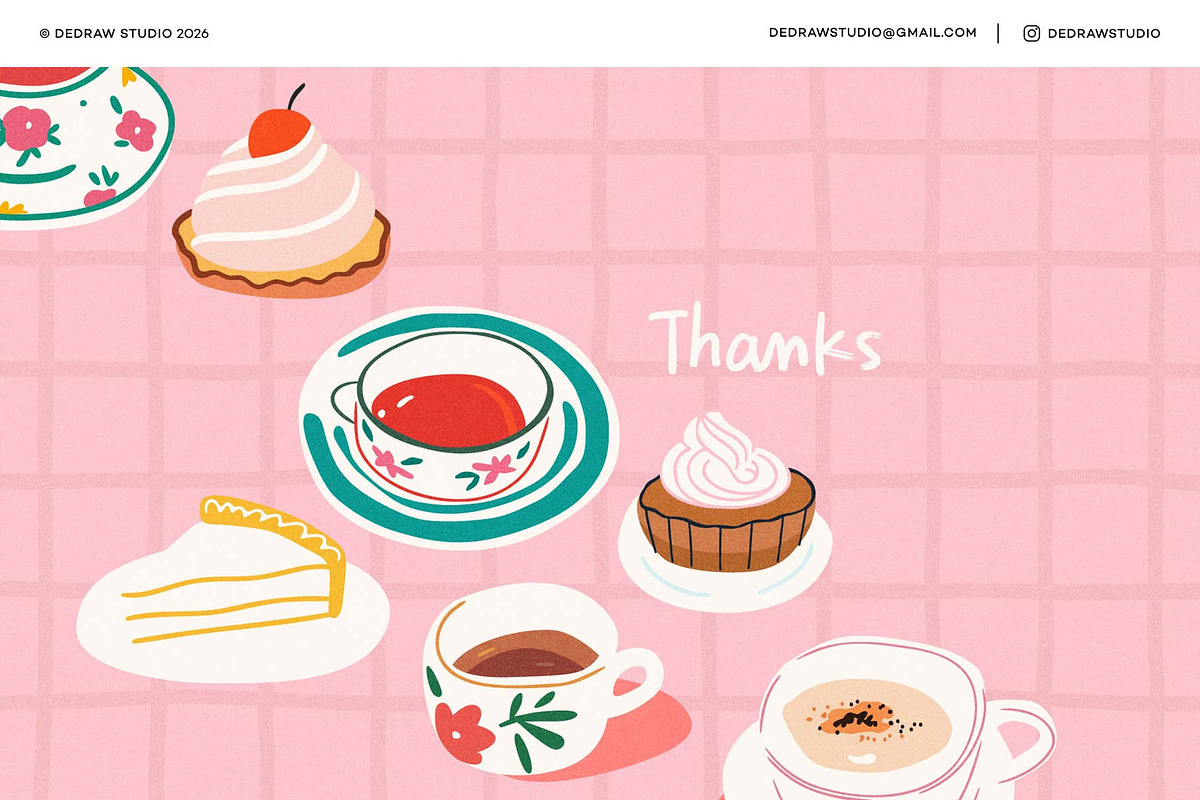 Café Collection: Graphics & Patterns, a Pattern Graphic by Dedraw Studio (Photo 15 of 15)