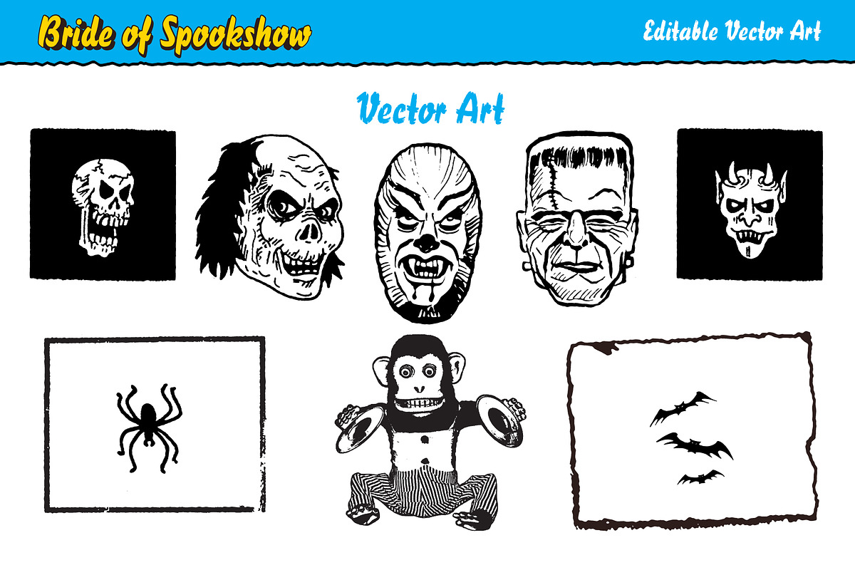 Bride of Spook Show Collection, a Handwritten Font by Paper Moon Graphic Supply (Photo 16 of 25)