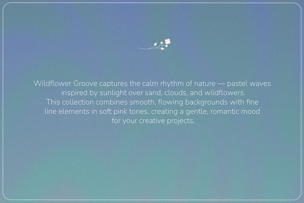 Wildflower groove design kit, a Background Graphic by Nadia Murash (Photo 2 of 11)