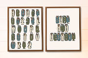 Surfboards Hand-Drawn Type, a Symbol Font by ByStevie (Thumbnail 4 of 5)