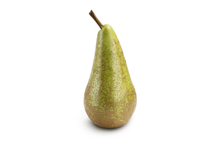 Green conference pear isolated on, a Food & Drink Photo by NataPhoto