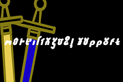 Aqua Bubble Typeface, a Blackletter Font by Rachel McBride Creative (Thumbnail 6 of 8)