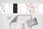 Unicorns and flowers, an Animal Illustration by tatiletters (Thumbnail 7 of 9)