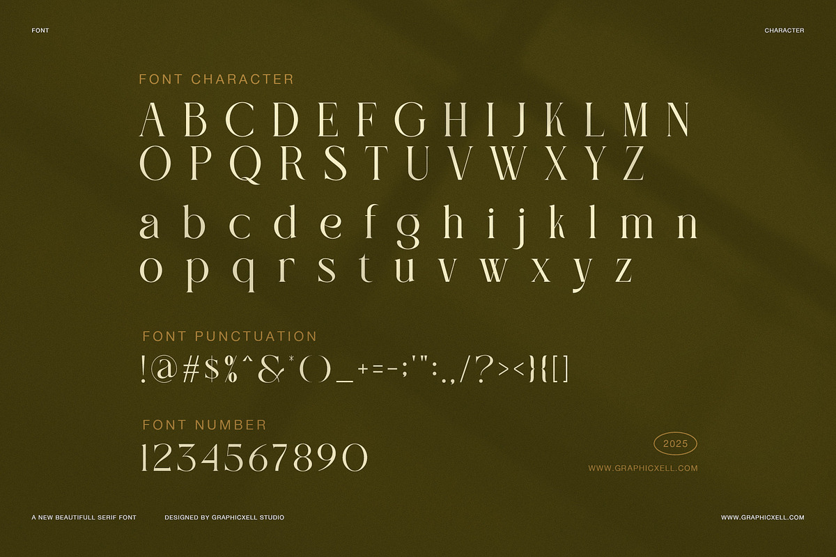 Robelia Elegant Serif Font, a Font by Graphicxell (Photo 7 of 8)