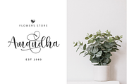 Marilyne -  Modern Calligraphy, a Script Font by Silverdav (Thumbnail 5 of 9)