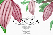 Wonderful Cocoa - Watercolor Set, an Object Graphic by Jeanina Vlad (Thumbnail 1 of 20)