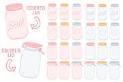Soft Pink Jar Vectors & Clipart, an Illustration by Amanda Ilkov (Thumbnail 2 of 4)
