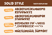 Twisty Display Font Duo, a Font by Haps Space (Thumbnail 7 of 8)