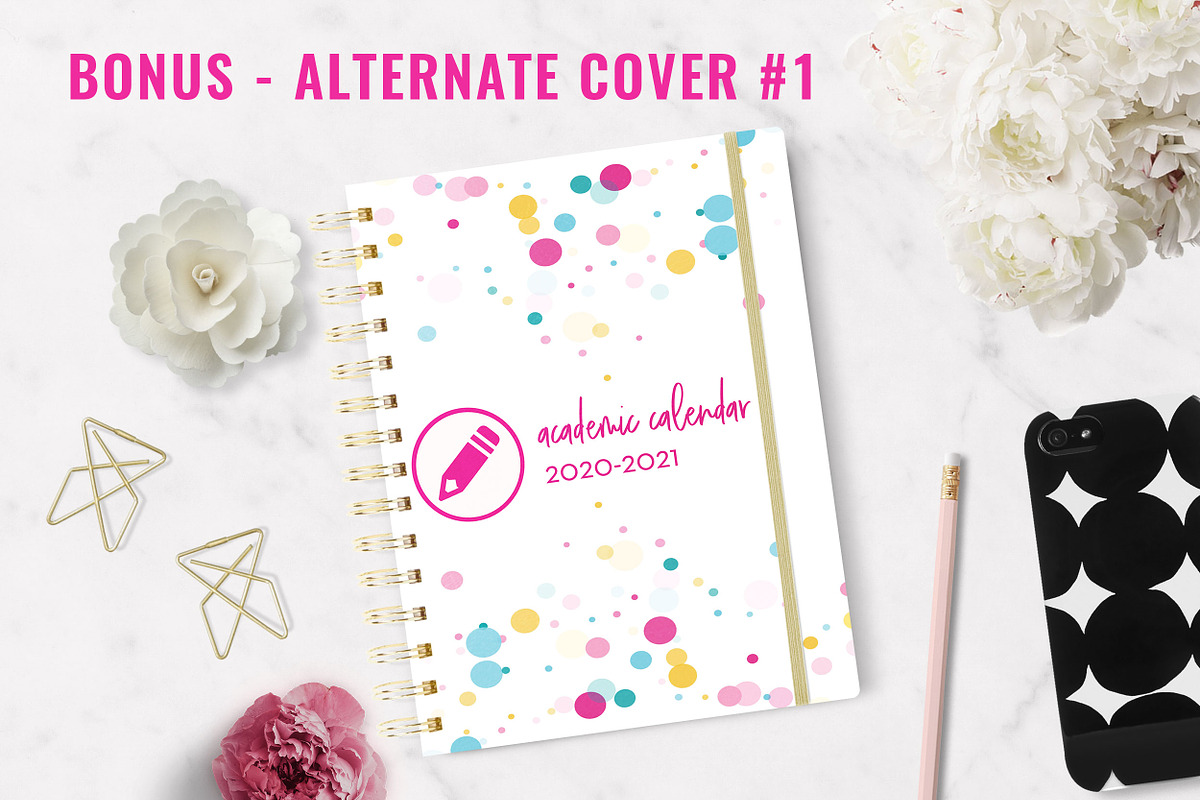 Academic Planner | InDesign Template, a Stationery Template by Planner Templates (Photo 3 of 11)
