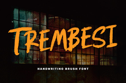 Trembesi - Handwriting Brush Font