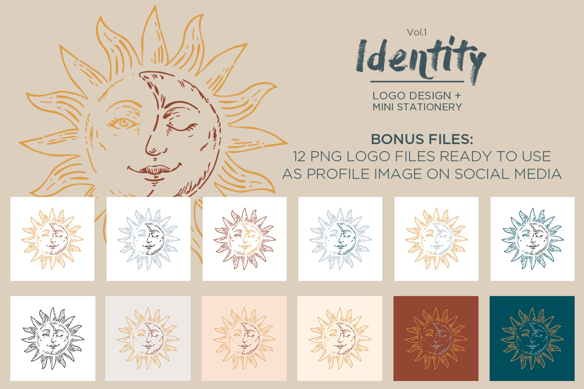 Sun&Moon Logo, a Branding & Logo Template by Creative Lemon (Photo 5 of 5)
