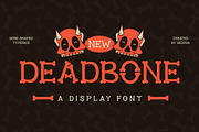 Deadbone – Halloween Bone Font, a Symbol Font by Vadovastd (Thumbnail 1 of 7)