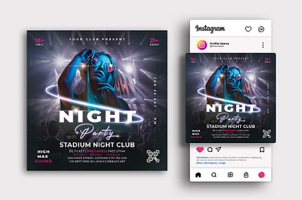 Nightclub Flyer, Night Party Flyer
