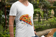 Watercolor Italian Food Clipart, an Object Graphic by Negarin Digital Art (Thumbnail 7 of 8)