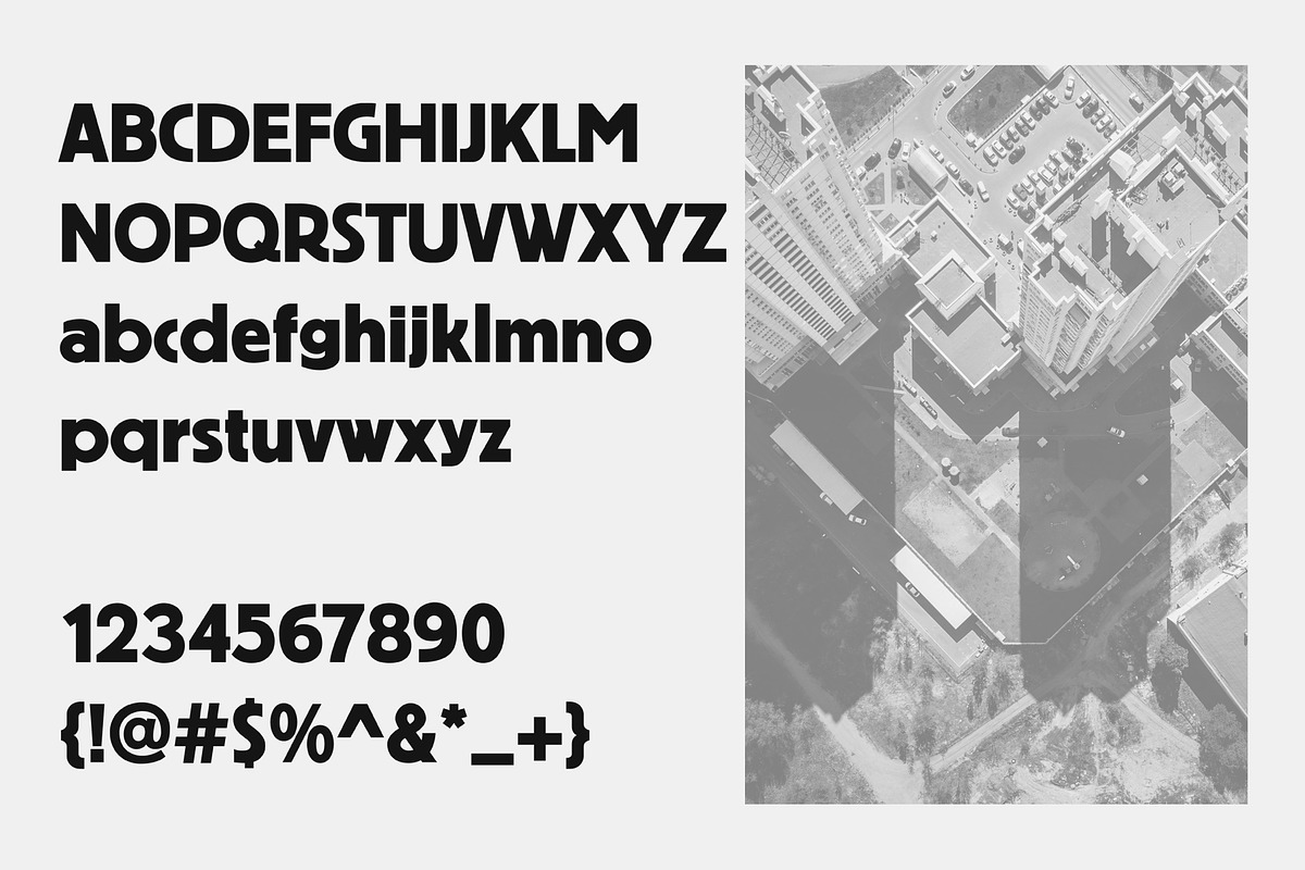Blokhaus - Modern Sans Serif Font, a Sans Serif Font by Bart Wesolek (Photo 2 of 6)