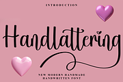 Handlattering, a Handwritten Font by FreshTypeINK (Thumbnail 1 of 8)