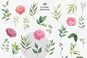 Roses - Watercolor Floral Collection, an Illustration by Elly Studio (Thumbnail 13 of 16)