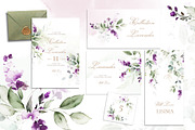 Watercolor Lavender Wedding flowers, a Decorative Illustration by Lisima (Thumbnail 2 of 10)