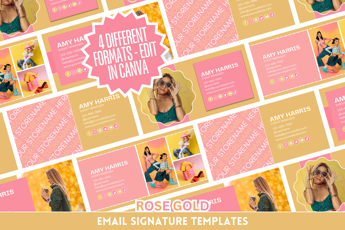 Email Signature Templates, an Email Template by SunshineStudioBoutique (Photo 1 of 9)