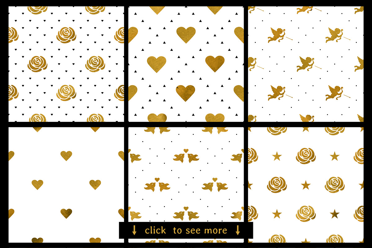 33 Golden patterns, a Pattern Graphic by Alla_Ri_Shop (Photo 4 of 5)